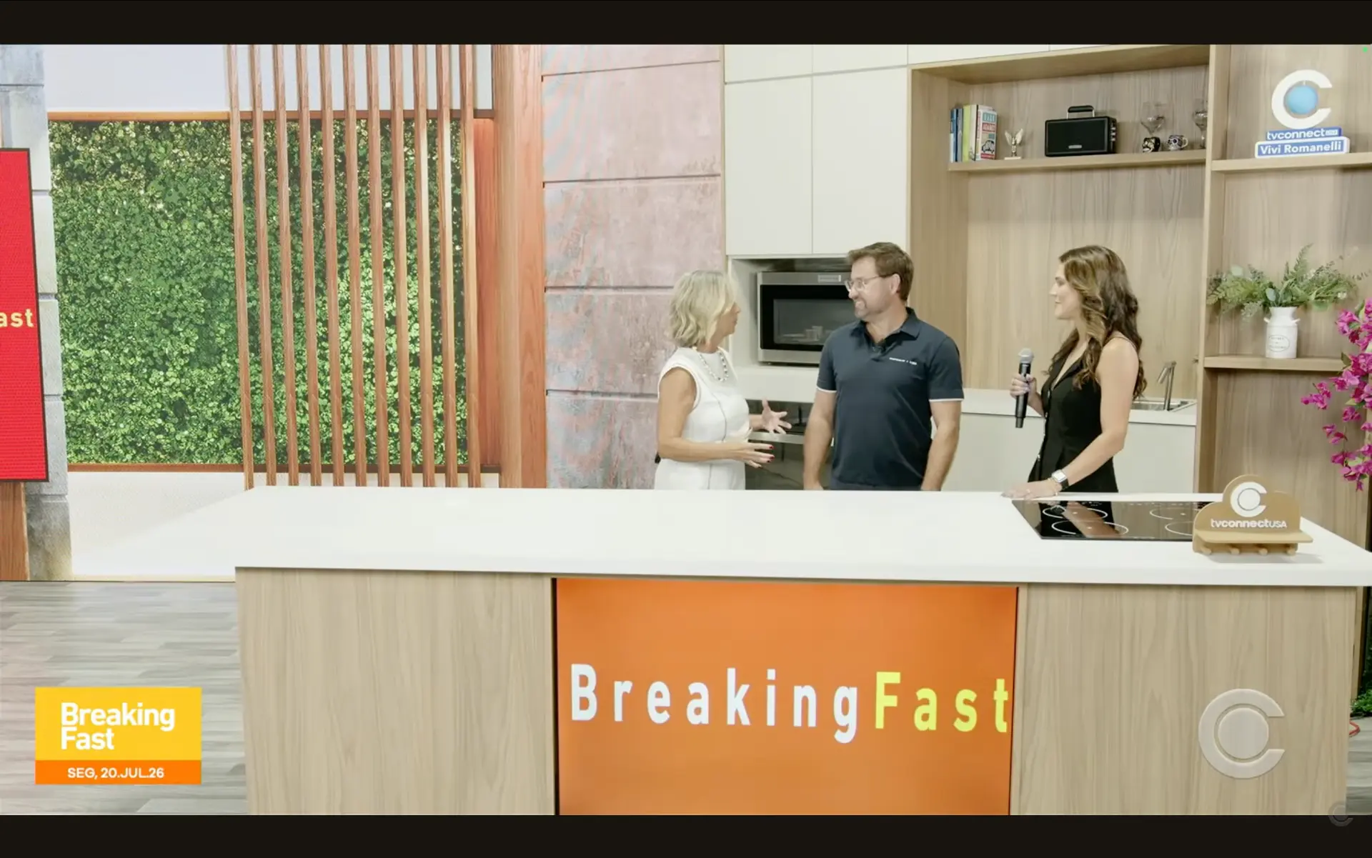 Kitchen built by SmartWay Builders for the Breaking Fast program on Connect USA